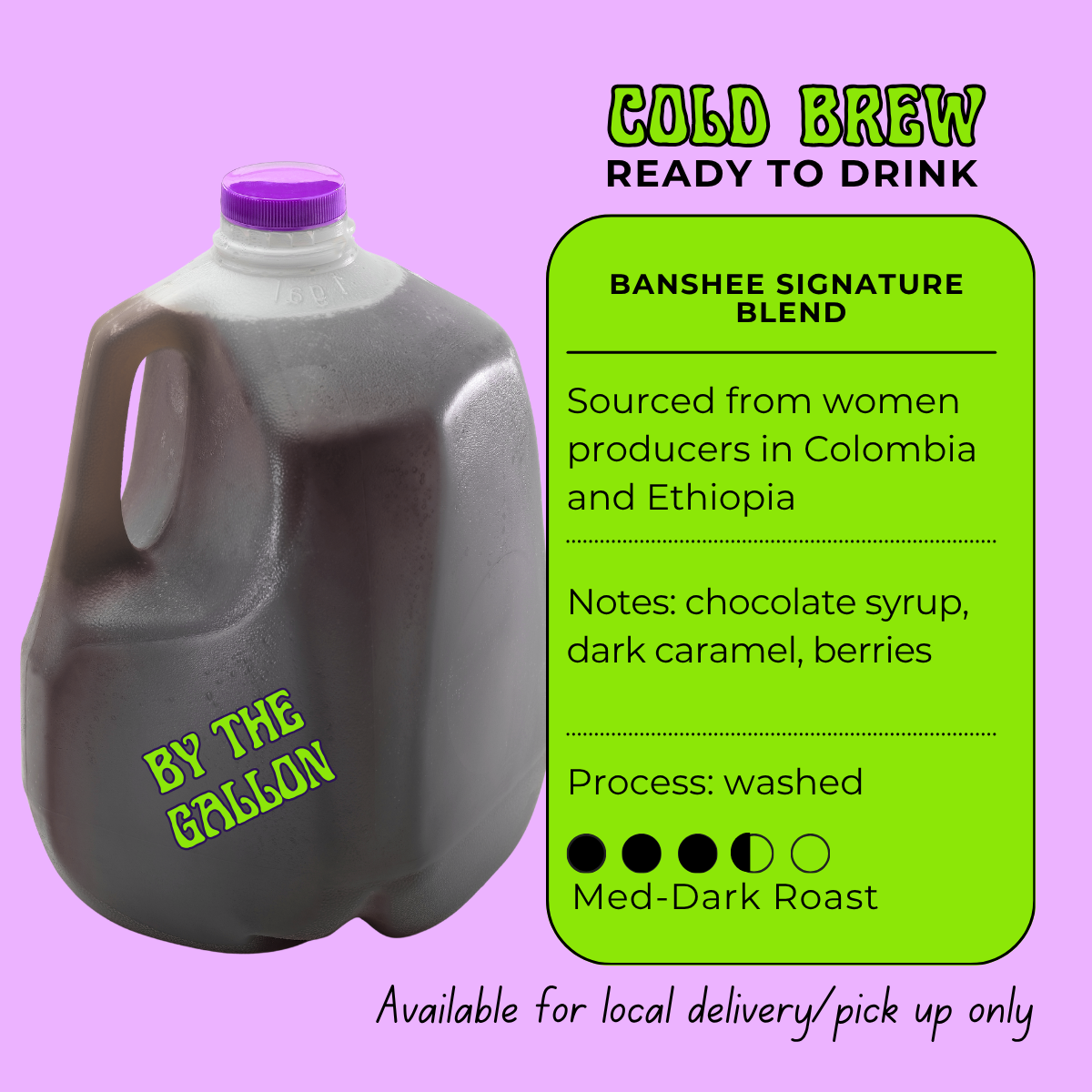 Cold Brew - Ready to Drink - 1 Gallon Jug